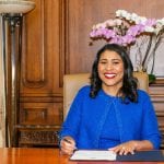 Welcome San Francisco Mayor London Breed, Red Carpet Bay Area