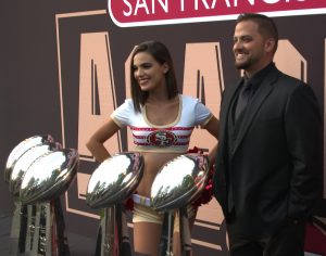 Superbowl trophies at the 49ers Academy Gala